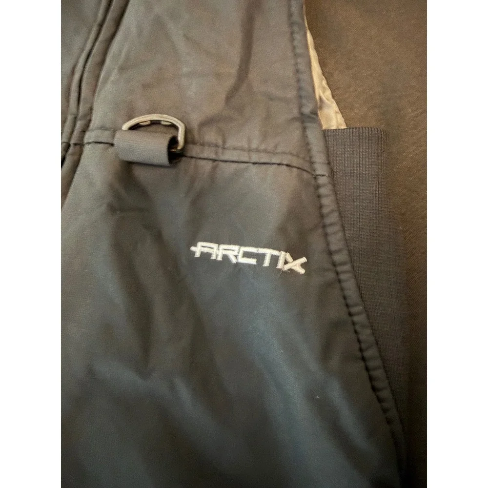 Arctix Youth Small Black Insulated Snow Bibs Overalls Winter Ski Pants 5403